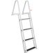 Merkloos Latios Zwemtrap - Steigerladder - 4 Afneembare Treden - Aluminium - 159 kg