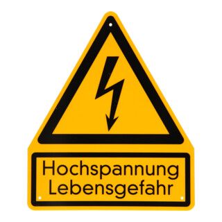 KS Tools waarschuwingsbord hoogspanning, levensgevaar