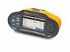 Fluke 1674 FC SCH/1630/FTT multifunctionele installatietest in het pakket met grondslijptang en Fluke TruTest software