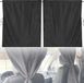 Rideau occultant pour voiture, 134 x 78 cm, rideau de voiture amovible, lunette arrière avec 2 crochets, rideau d'intimité, fenêtre de voiture, occultation, protection solaire pour toutes les voitures, voyages, camping, sieste