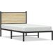 Maison Exclusive - Lit exclusif en métal, finition chêne Sonoma, sans matelas, dimensions 107x203 cm