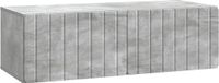 vidaXL Wandmontage TV-kast 98 x 41 x 30 cm Betongrijs Bewerkt hout