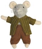 Bambolino Sam & Julia Het Muizenhuis Pluche knuffel Sams Vader - Speelgoed kinderen - 12 cm - Voor meisjes en jongens - Vanaf 1 jaar