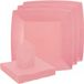 Santex Feest/Verjaardag Servies Set - 10x Bordjes/25x Servetten - Roze - Karton