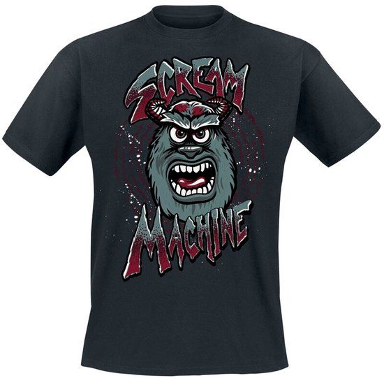 Monsters, Inc. Monster AG Sulley Scream Machine T-shirt - Zwart - 3XL