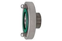 RIEGLER 108309-3403.51114 Storz-vaste koppeling, roestvrij staal V4A, storz-maat 38, G 1 1/4 AG, 1 stuk