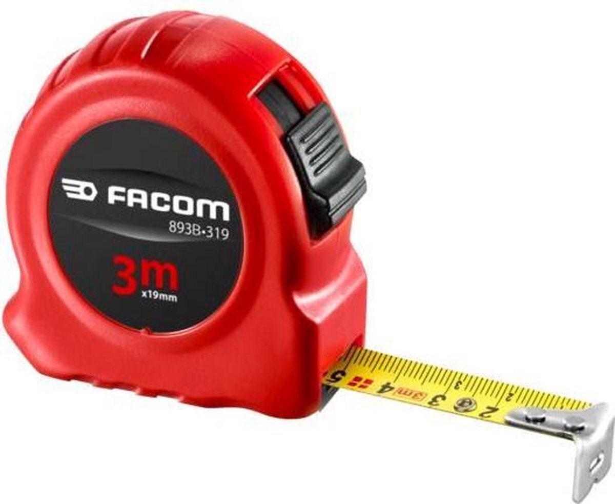 FACOM FACOM® 893B.319 - Rolbandmaat 3m/19mm - Dubbelzijdig met ABS-behuizing