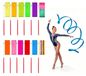 Set de 12 rubans de danse en soie pour la gymnastique