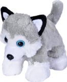 Wild Republic Knuffel Husky Junior 18 Cm Pluche Wit/grijs