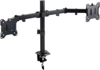 TooQ DB1802TN-B Tafelhouder voor 2 Schermen