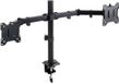 TooQ DB1802TN-B Tafelhouder voor 2 Schermen