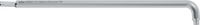 Wiha Clé mâle TORX® tête sphérique avec jambe courte, titane argent - 40974