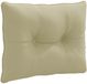 vidaXL Rugkussen PUTTEN 100% Polyester Lichtgroen 60 x 40 x 10 cm