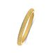 Lucardi Dames Stalen goldplated ring bewerkt