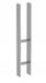 Domax - Support de poteau en forme de H en acier - 141x600mm