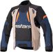 Alpinestars Halo Drystar Veste Bleu Foncé Kaki Foncé Flamme Orange - Veste