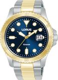 Lorus Dameshorloge sportief roestvrij staal zilver-goud