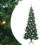 vidaXL - Kunstkerstboom - met 300 LED - Groen - 180 cm