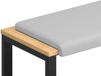 vidaXL - Coussin de canapé - Texturé - Velours - Gris clair