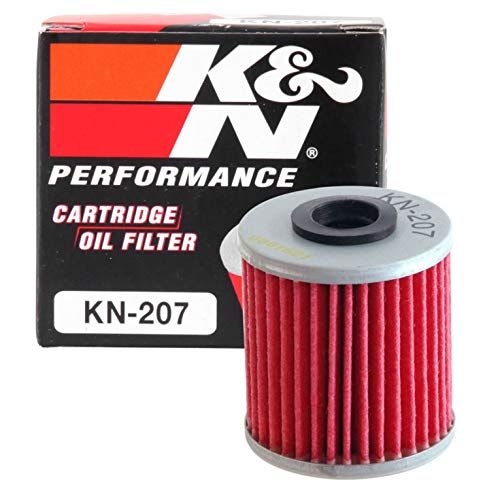 K&N Powersports Oliefilter - Filterpatroon 38x44mm compatibel met Beta, Kawasaki, Suzuki, LML (KN-207)