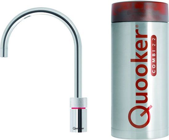 Quooker Combi Nordic Round Chroom - Kokend-water-kraan - Chroom
