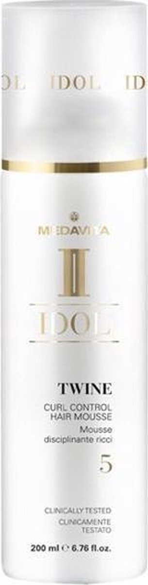 Medavita Idol Twine Curl Control Hair Mousse 200ml | Sterke haarmousse voor krullend haar