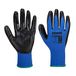 Portwest A320 Dexti-Grip Handschoen Duurzaam Ademend Werkkleding 15 Gauge | Blauw, M, EN ISO 21420 Behendigheid 5, CE-gecertificeerd, EN 388 (2121X), Nylon, Waterbestendig, Nitril Korrelige Coating