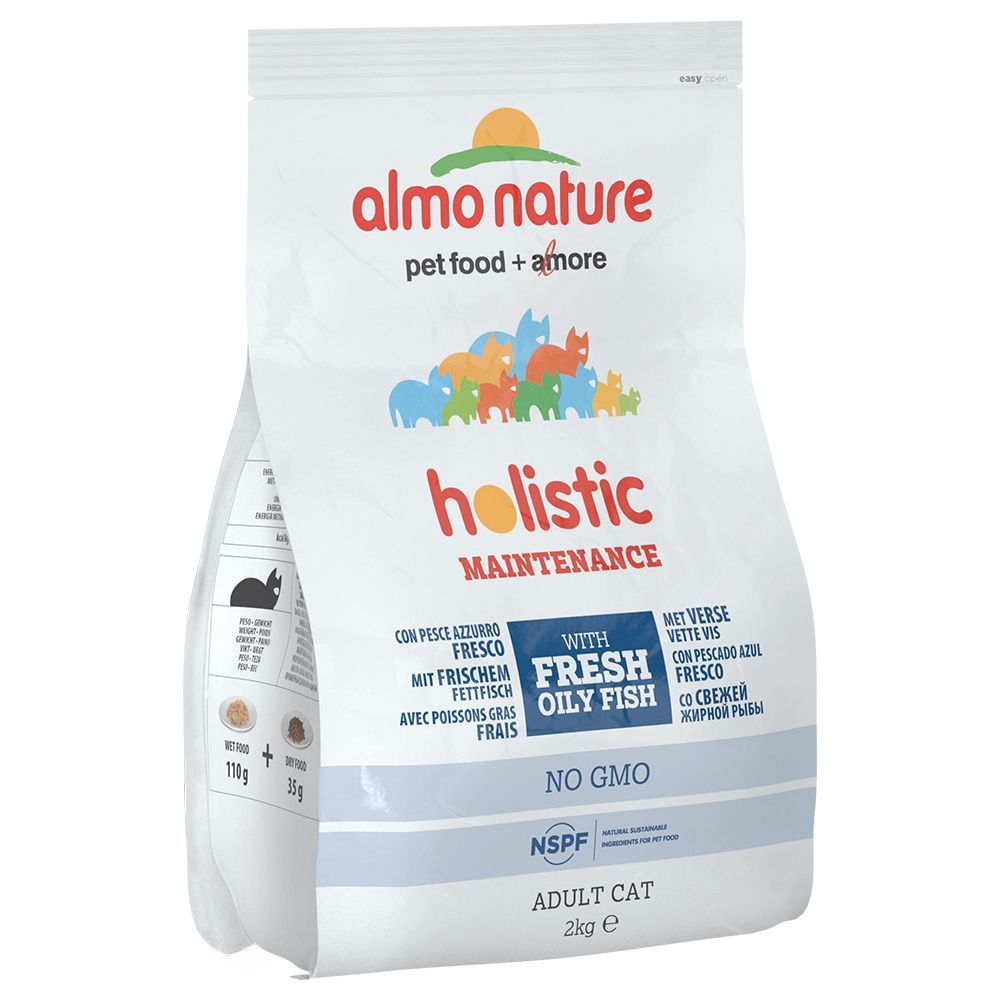 Almo Nature Holistic Adult Vette Vis kattenvoer 12 kg