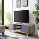 Modway Tread Mid-Century Modern 59 Inch TV-standaard, 59 inch, natuurlijk grijs