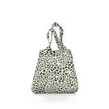 Reisenthel Mini Maxi Shopper Opvouwbare Boodschappentas - 15L - Set 3 stuks - Geschenkdoos - Dierprint & Zwart