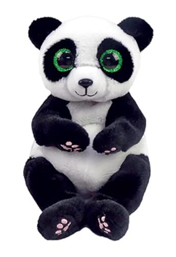 TY Beanie Babies - Pelche Ying Le Panda - 15 cm - Zwart/Wit - TY40542