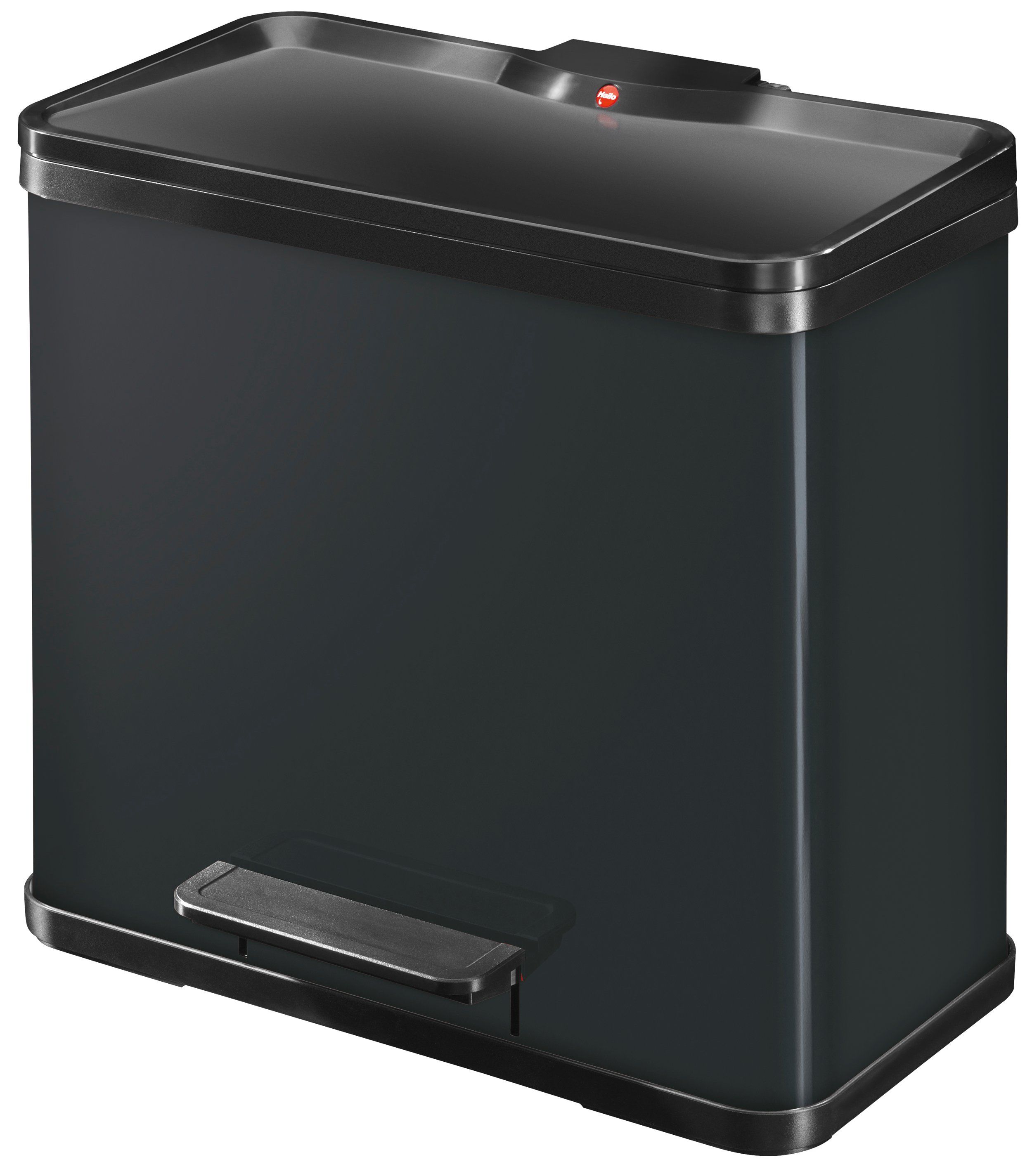 Hailo Öko Duo Plus L Prullenbak - 26L - Zwart