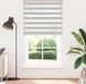 Prolenta Maison Exclusive - Dubbele rolgordijn, lichtgrijs, 130x200 cm, stofbreedte 125,9 cm, polyester