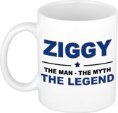 Bellatio Decorations Ziggy The man, The myth the legend koffie mok / beker 300 ml