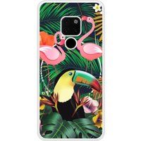 Huawei Bedrukt siliconen hoesje compatibel met Mate 20 Tropical Toucan