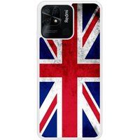 Xiaomi Redmi 10C Drapeau angleterre Verstevigd hoesje met sublimatie bedrukking