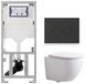 Geberit QeramiQ Dely Swirl Toiletset Compact - Blanc Brillant