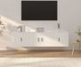 Maison Exclusive - Ensemble de 3 meubles TV, blanc, composite bois