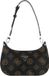 GUESS Schoudertas Meridian Mini Top Shoulder Bag Mocha Logo Donkerbruin