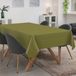 ANRO Tafelkleed Olijfgroen Linnenlook 240x140cm
