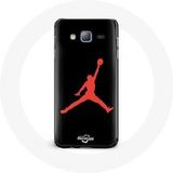 Maniacase Etui voor Samsung Galaxy A3 Air Jordan Logo rood
