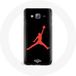 Maniacase Etui voor Samsung Galaxy A3 Air Jordan Logo rood