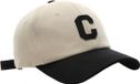 LGT JWLS Lookinggoodtoday Strapback Pet Letter C - Beige & Zwart