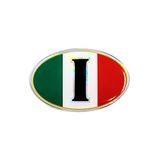 Quattroerre 14143 sticker 3D Italia Oval "I"