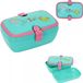 Cook Concept Lunchbox voor meisjes - 16cm - Tekeningen van Eenhoorns - Groen
