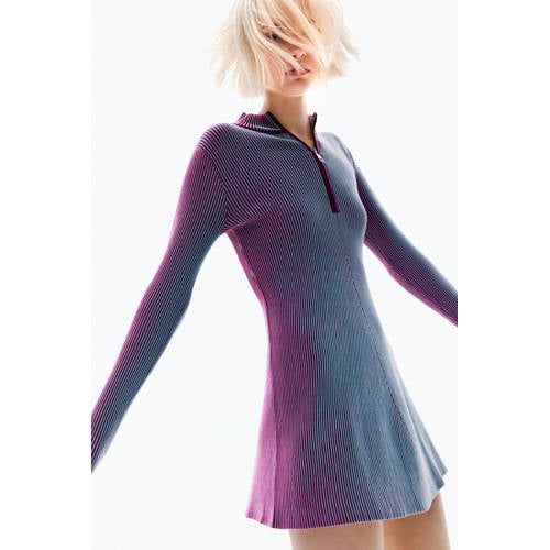 Desigual korte jurk paars