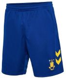 Hummel Uitshirt voor Kinderen Brøndby 2022/23 Blauw Polyester Korte mouw Unisex