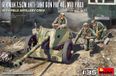 MiniArt 35400 Duitse 7.5cm Anti-Tank Gun PAK 40 - mid. prod. w/field artillery crew Plastic - 1:35 - Modelbouw
