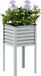 Maison Exclusive - Pot de plante de jardin, 45 x 45 x 88 cm, acier galvanisé