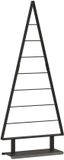 vidaXL Metalen kerstboom Zwart 125,5 cm Staal
